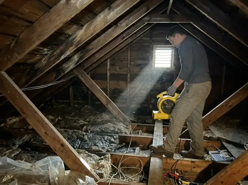 attic-water-damage-drying-proc-007 — frequently asked questions, Emergency Water Extraction & 24/7 Flood Response in Idabel,…
